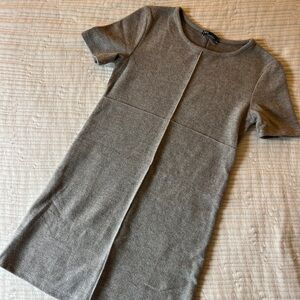 Zara Light Gray Knit Mini Dress